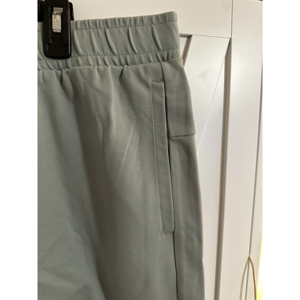 Member's Mark Men's Green Luxe Shorts XL Stretch Drawstring Zip Pocket Solid - Picture 7 of 9
